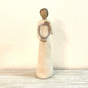 Large Willow Tree Welcoming Spirit 16" Tall Statue Figurine Metal Wreath Mint!